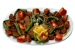 Lamb Curry with Onion Garnish